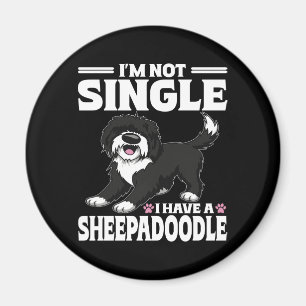 Aimant Je ne suis pas célibataire, j'ai un amoureux Sheep