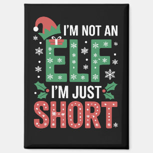 Aimant Je Ne Suis Pas Un Elfe Juste De Courtes Noël Drôle