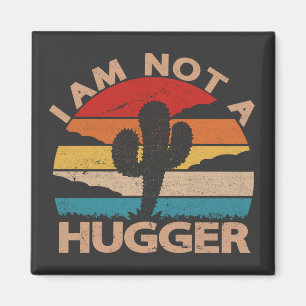 Aimant Je Ne Suis Pas Un Gros Drôle Vintage Cactus