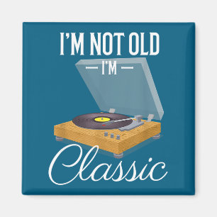 Aimant Je ne suis pas vieux, je suis Clic Drôle Vinyle Pl