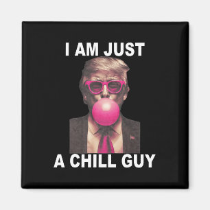 Aimant Je Ne Suis Qu'Un Gâteau De Gomme Trump Bubble Gum 