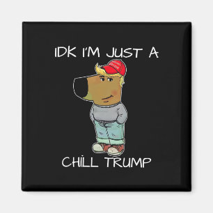 Aimant Je ne suis qu'un mème amusant de Trump