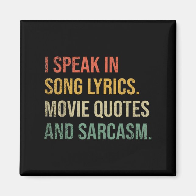 Aimant Je Parle Dans Les Citations De Film Chanson Parole (Devant)
