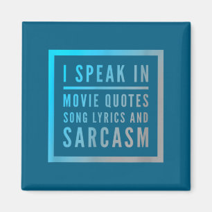 Aimant Je parle en citations de films, paroles de chanson