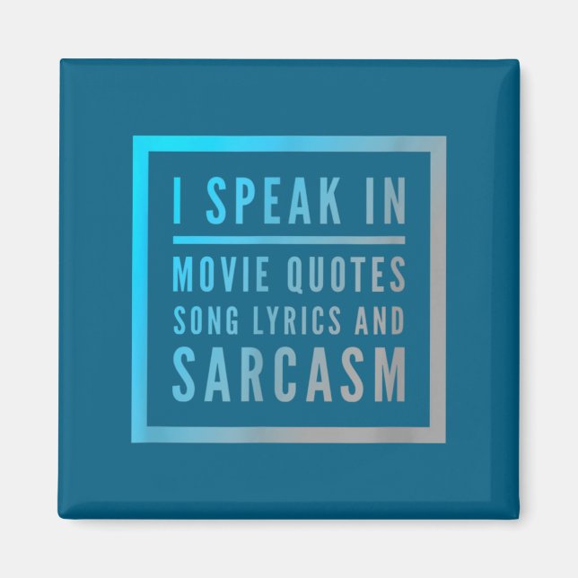 Aimant Je parle en citations de films, paroles de chanson (Devant)