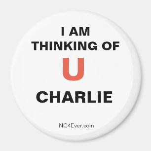 Aimant Je pense à toi CHARLIE