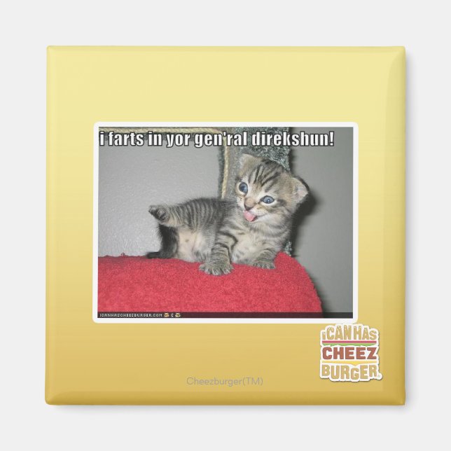 Aimant Je pète dans ton gen'ral direkshun (Devant)