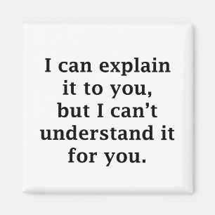 Aimant Je peux l'expliquer à vous