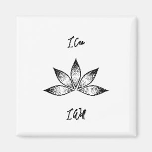 Aimant Je Peux Vais Inspirer La Détermination Lotus