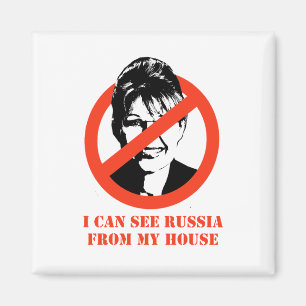 Aimant Je peux voir la Russie de chez moi