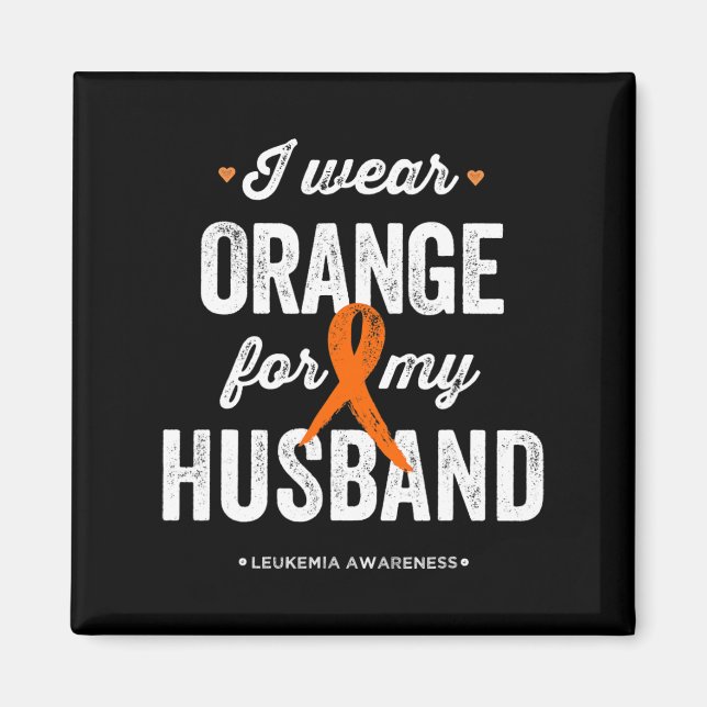 Aimant Je Porte De L'Orange Pour Mon Mari (Devant)