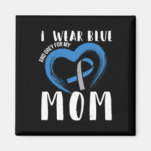 Aimant Je Porte Du Bleu Et Du Gris Pour Ma Mère Diabète T