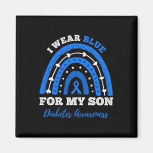 Aimant Je Porte Du Bleu Pour Mon Fils T1D Type 1 Diabète