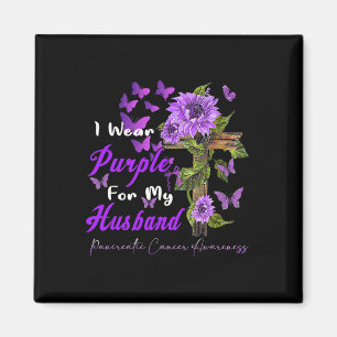 Aimant Je Porte Du Purple Pour Mon Mari Cancer Pancréatiq