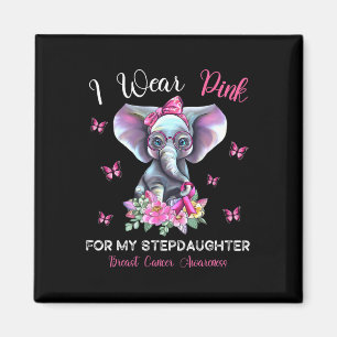 Aimant Je Porte Le Rose Pour Ma Fille Cancer Du Sein Awar
