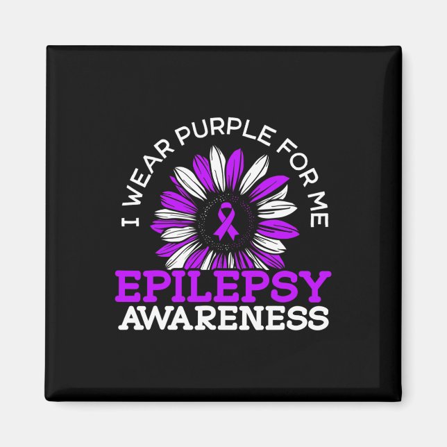 Aimant Je Porte Le Violet Pour Moi Epileptique Séizure Ep (Devant)