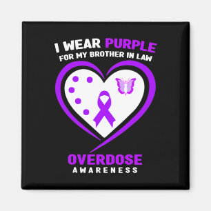 Aimant Je Porte Le Violet Pour Mon Frère En Droit Surdose
