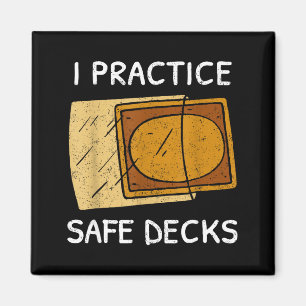 Aimant Je pratique des decks sûrs Jeu de cartes à collect