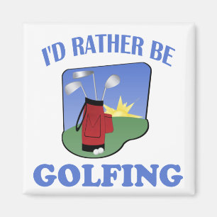 Aimant Je préfère faire du golf