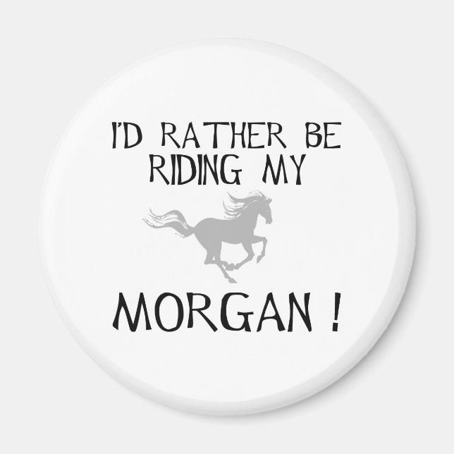 Aimant Je Préférerais Conduire Ma Morgan (Devant)