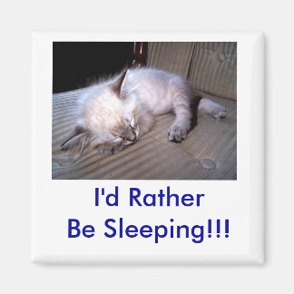 Aimant Je Préférerais Dormir ! ! !