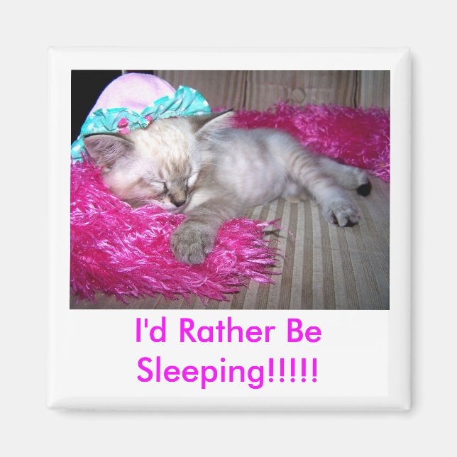 Aimant , Je Préférerais Dormir ! ! ! ! ! (Devant)