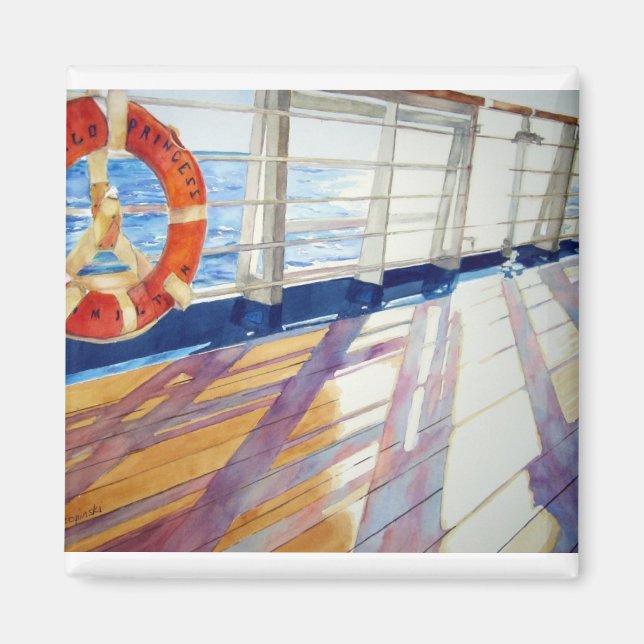 Aimant Je préférerais faire des croisières (Devant)