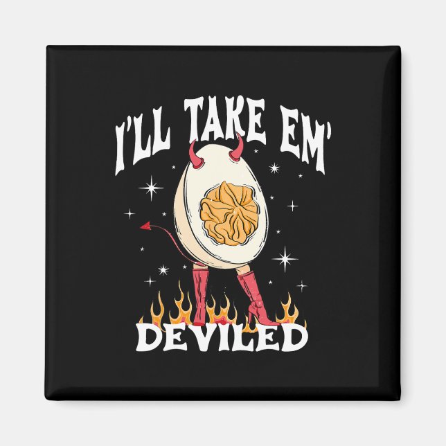 Aimant Je prendrai Em Deviled Autumn Thanksgiving Funny D (Devant)