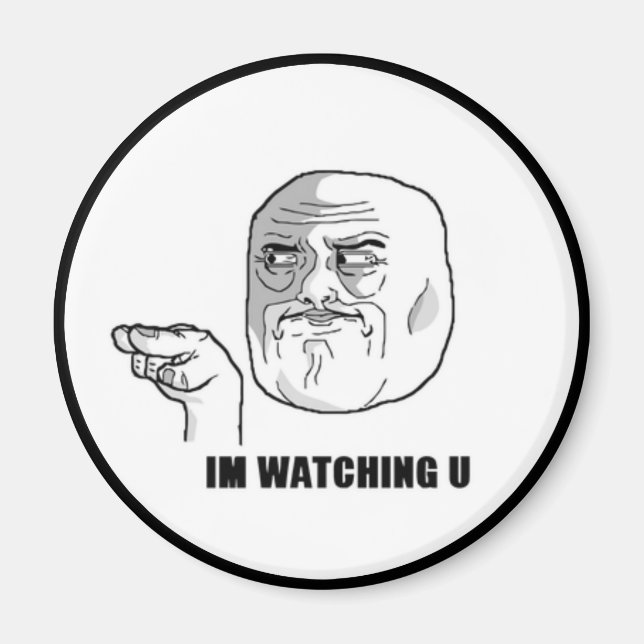 Aimant Je regarde ton visage comique. (Devant)