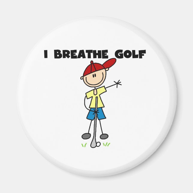 Aimant Je respire Golf (Devant)