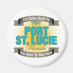 Aimant Je retourne à (Port St. Lucie)