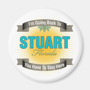 Aimant Je retourne à (Stuart)