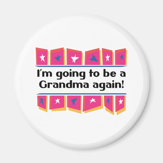 Aimant Je serai de nouveau grand-mère ! (Devant)
