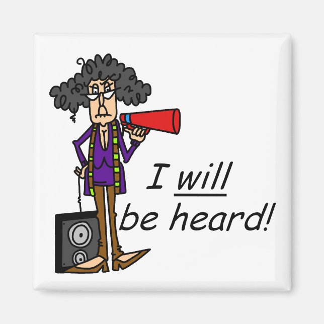 Aimant JE serai entendu (Devant)