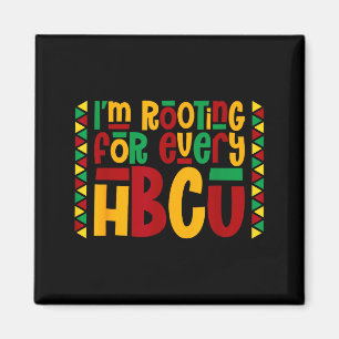 Aimant Je soutiens chaque collège noir historique Hbcu