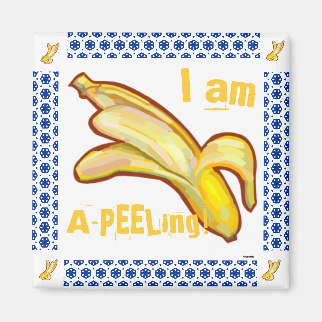 Aimant Je suis A-PEELing Banana (Devant)