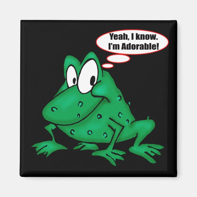 Aimant Je Suis Adorable Funny T-shirts cadeaux (Devant)
