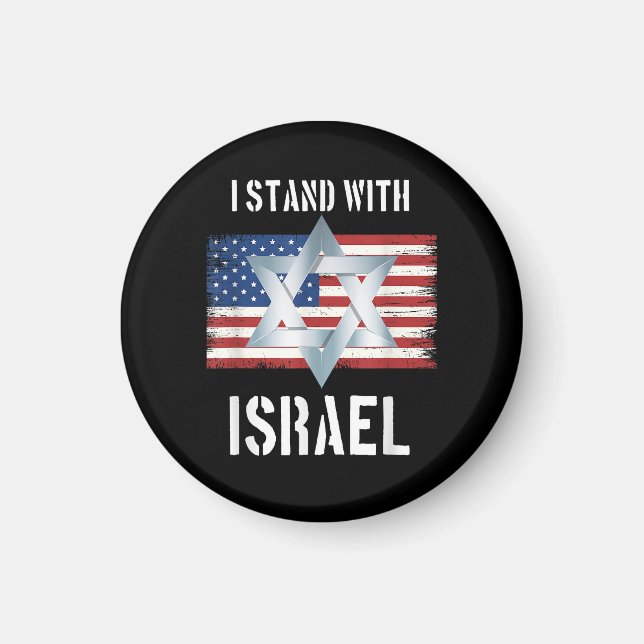Aimant je suis avec israël (Devant)