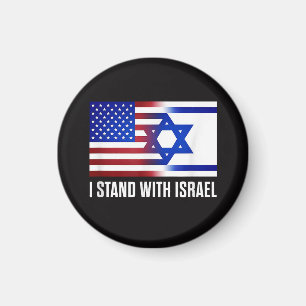 Aimant Je suis avec Israël Patriotique