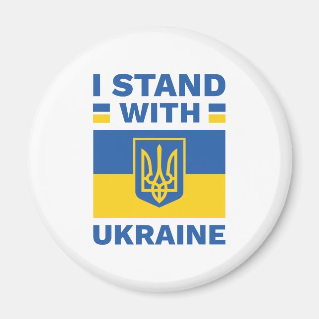Aimant Je Suis Avec L'Ukraine (Devant)