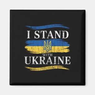 Aimant Je suis avec l'Ukraine Soutien patriotique ukraini