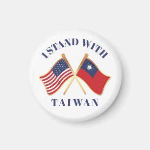 Aimant Je suis avec Taïwan