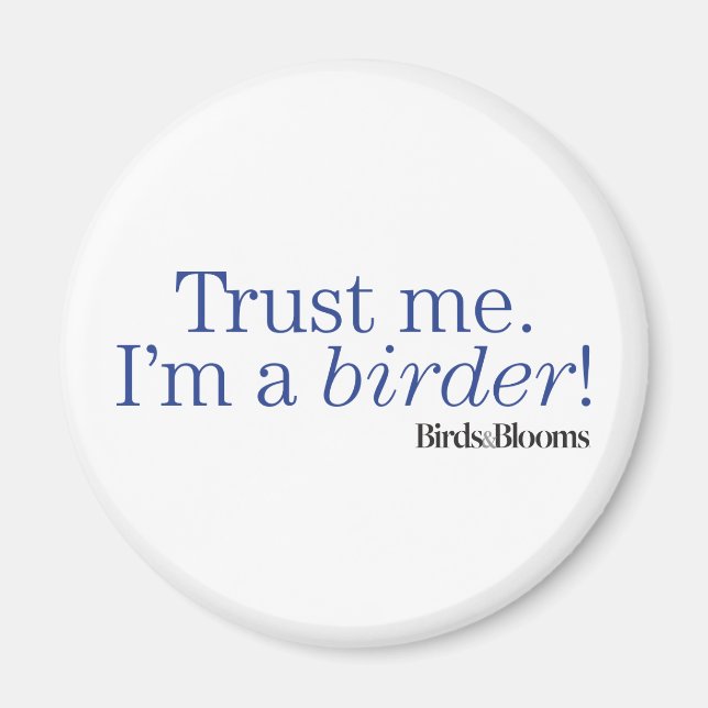 Aimant Je suis Birder (Devant)