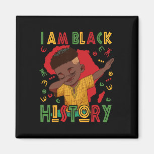 Aimant Je suis Black History Boy Mois de l'histoire des N