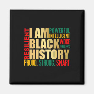 Aimant Je Suis Black History Mois American African Pride