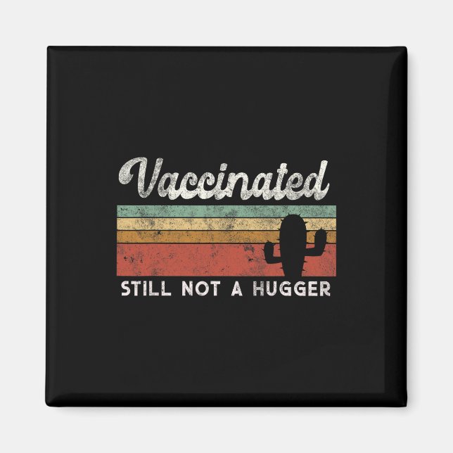 Aimant Je suis complètement vacciné Funny Free Hug (Devant)