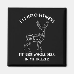Aimant Je suis dans Fitness Fitness Deer dans My Freezer