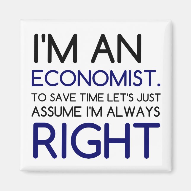 AIMANT JE SUIS ÉCONOMISTE (Devant)