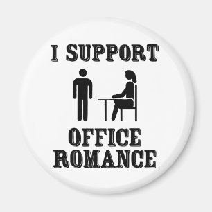 Aimant Je Suis En Faveur Du Bureau Romance