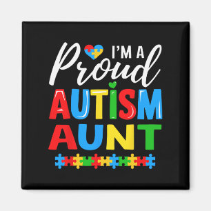 Aimant Je Suis Fier Autisme Tante Sensibilisation Pièce